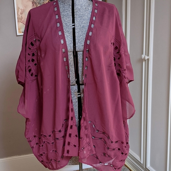 Beautiful Stories (Anthropologie) Boho Dalia kimono - Picture 2 of 5